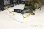 High Quality Replica Cartier Glasses - Gold and Black Frame Glasses